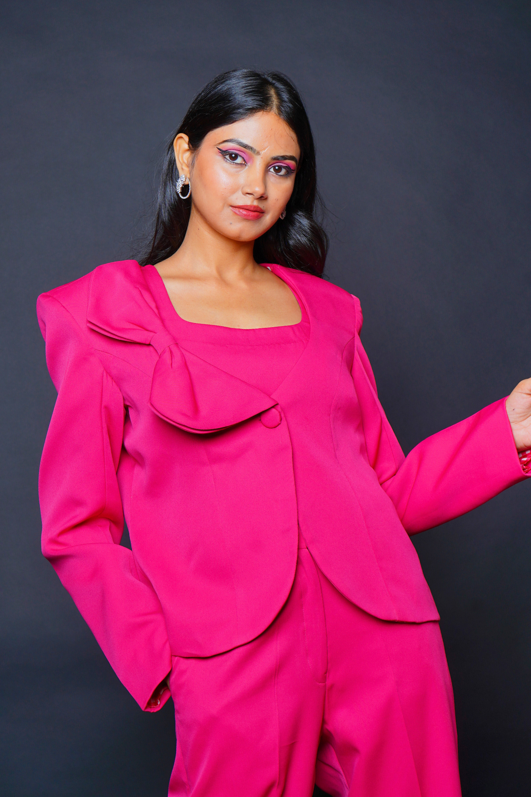 Custom Tailored Bespoke Hot Pink Women Blazers / Jackets