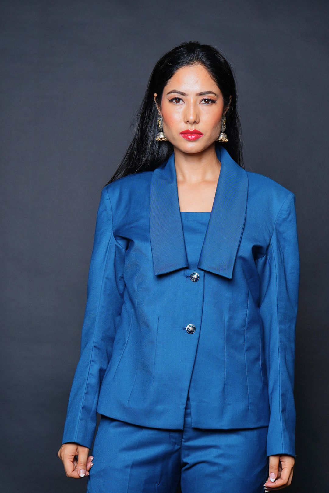 Custom Tailored Bespoke Teal Blue Women Blazers / Jackets