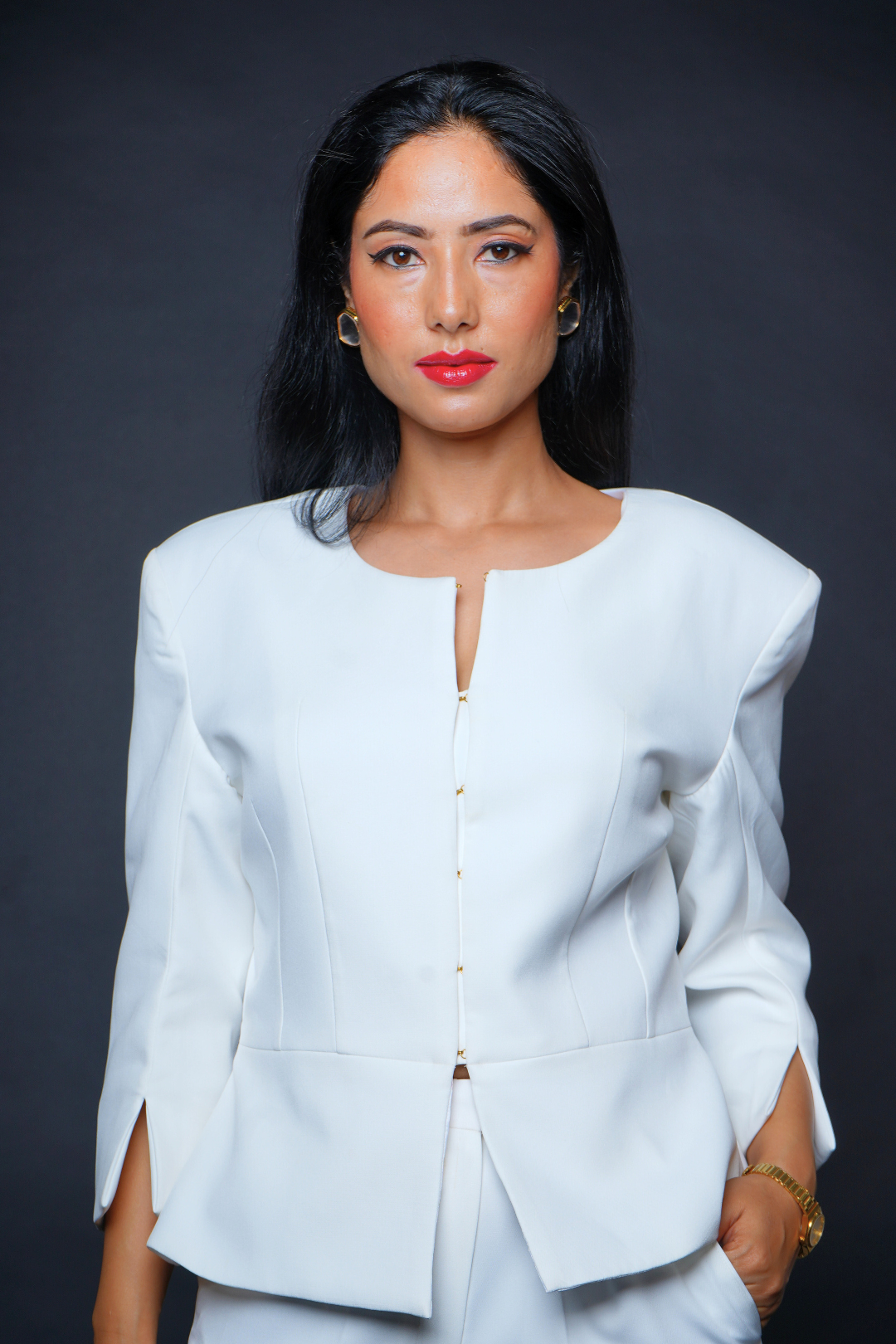 Custom Tailored Bespoke Ivory White Women Blazers / Jackets